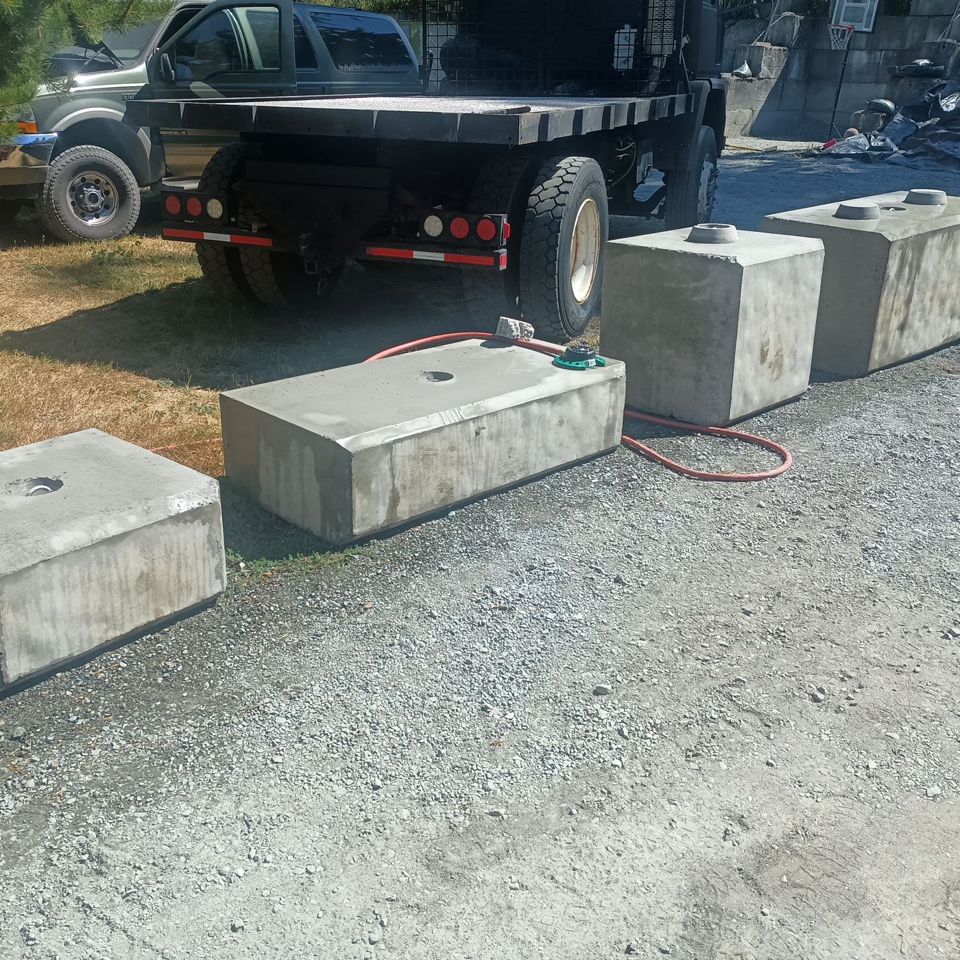 The Boss Block lineup — full block, half block, and cap blocks